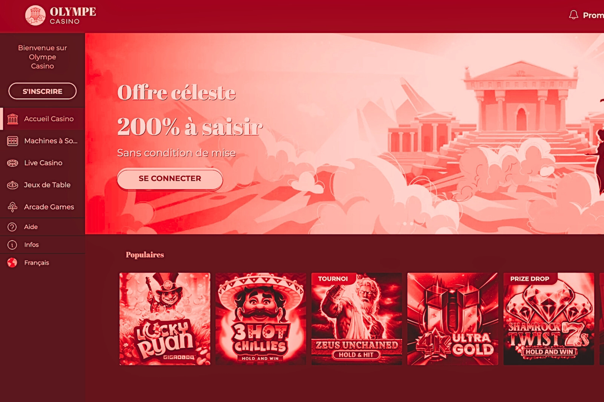 Olympe Casino En Ligne